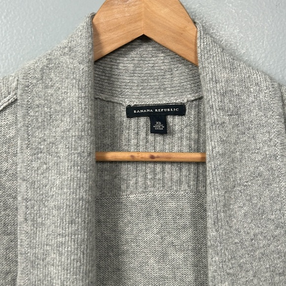Banana Republic Wool Blend Open Front Cardigan Sweater size XS - Picture 5 of 10